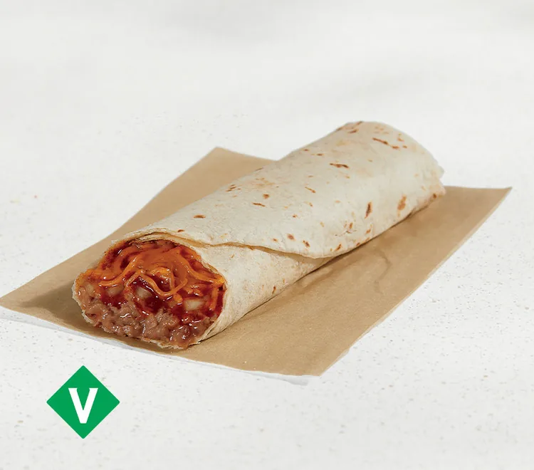 Bean Burrito, as photographed by Taco Bell