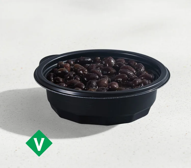 Black Beans, as photographed by Taco Bell