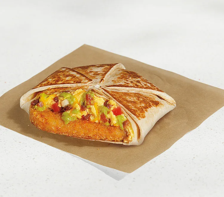 Breakfast California Crunchwrap, as photographed by Taco Bell