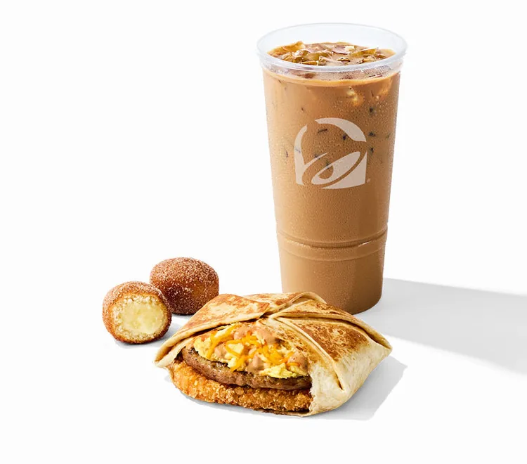 Breakfast Crunchwrap Combo, as photographed by Taco Bell