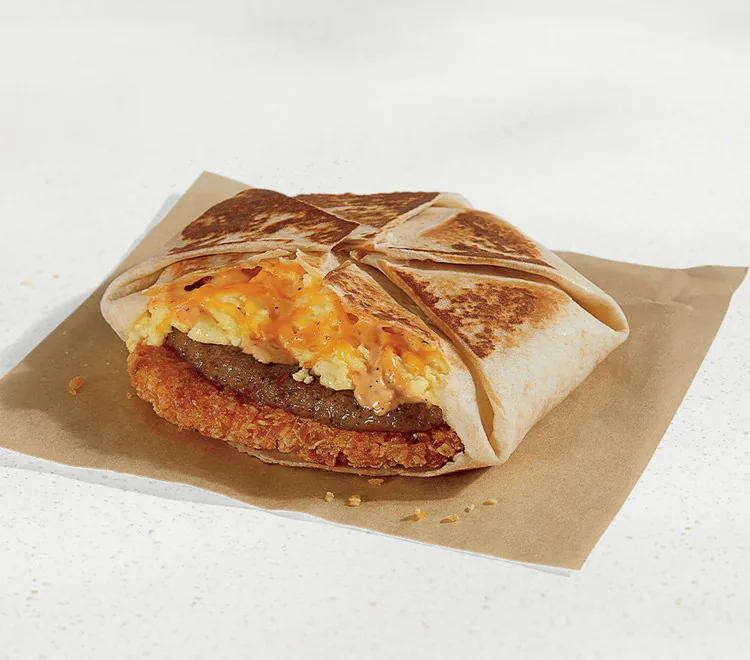 Breakfast Crunchwrap, as photographed by Taco Bell