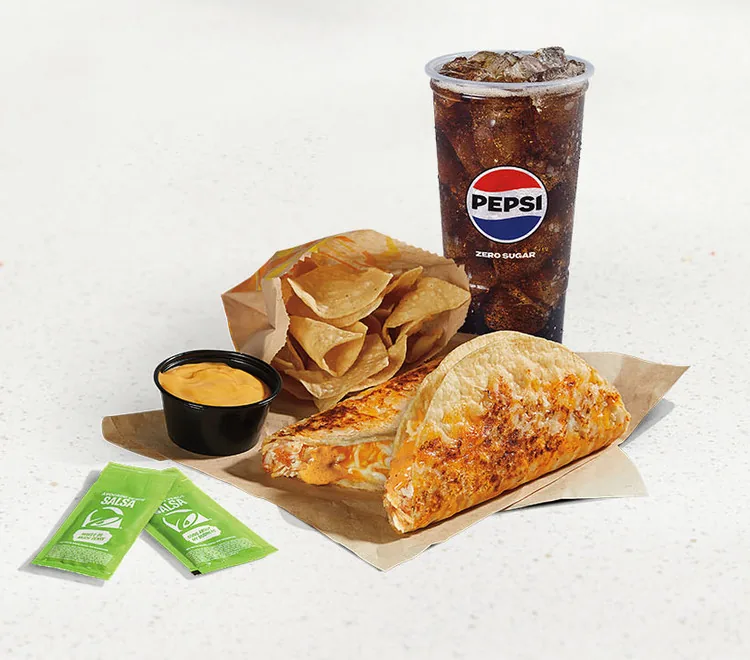 Cantina Chicken Crispy Taco Combo, as photographed by Taco Bell