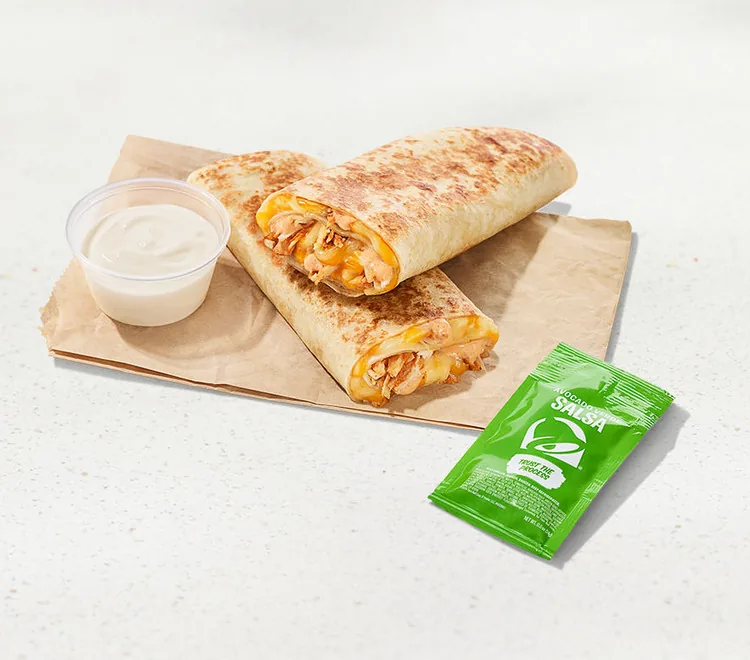 Cantina Chicken Rolled Quesadilla, as photographed by Taco Bell