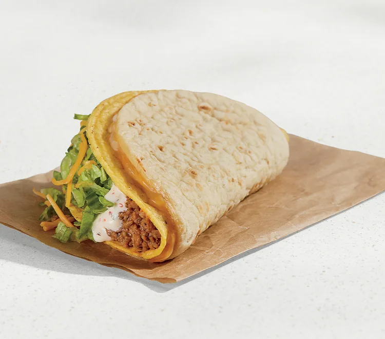 Cheesy Gordita Crunch, as photographed by Taco Bell