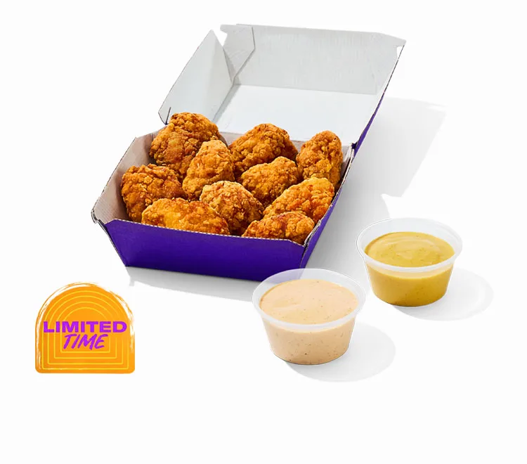 Crispy Chicken Nuggets, as photographed by Taco Bell