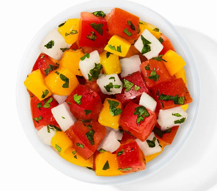 Mango Pico de Gallo Salsa, as photographed by Taco Bell