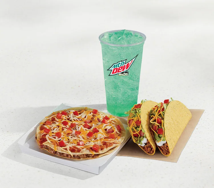 Mexican Pizza Combo, as photographed by Taco Bell