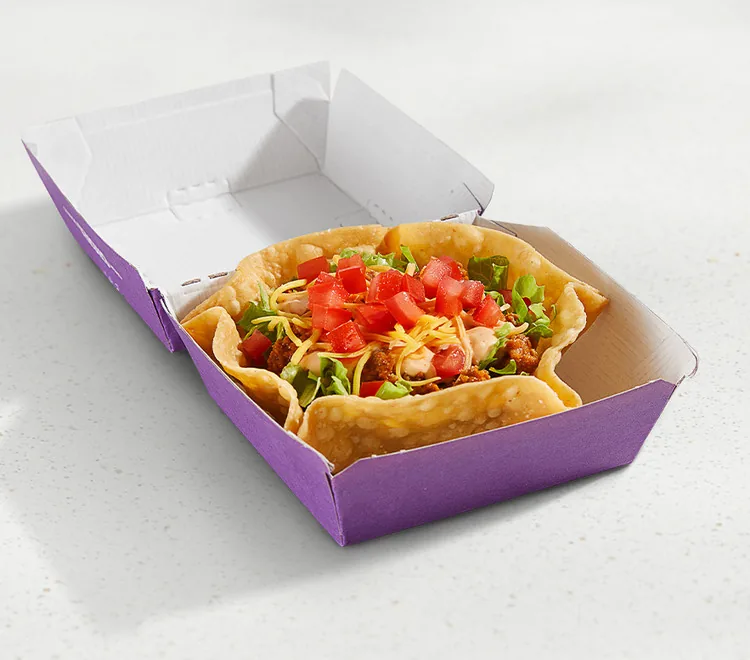 Mini Taco Salad, as photographed by Taco Bell