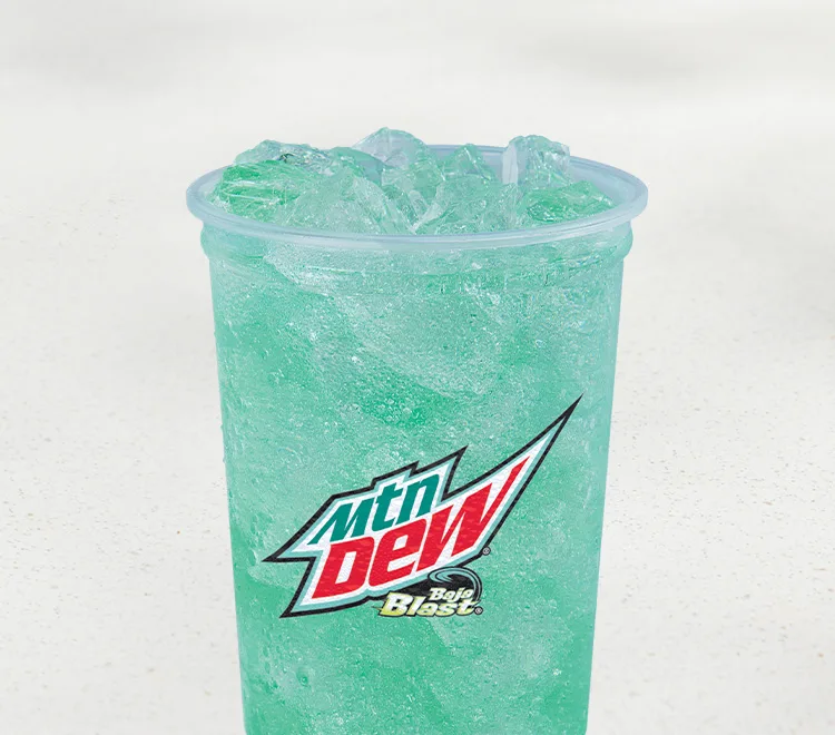 Mtn Dew Baja Blast, as photographed by Taco Bell