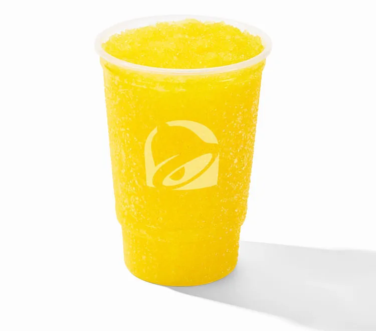 Pineapple Citrus Energy Freeze, as photographed by Taco Bell