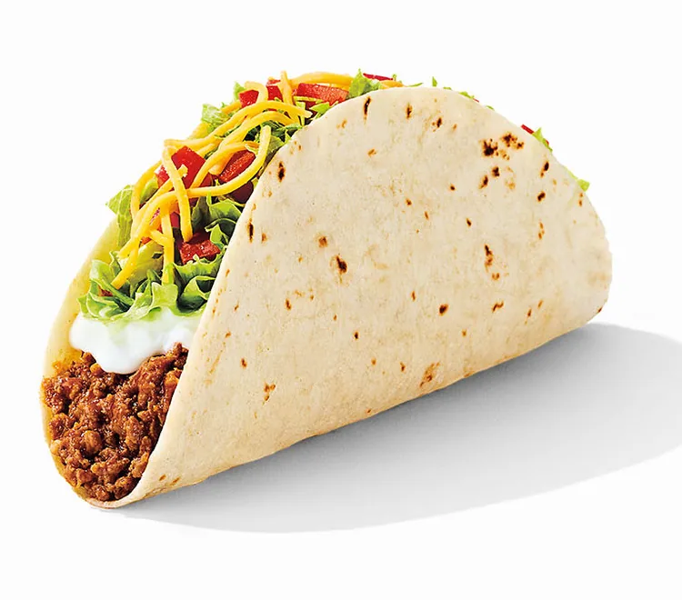 Soft Taco Supreme, as photographed by Taco Bell