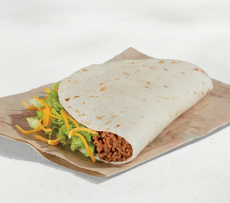Soft Taco, as photographed by Taco Bell