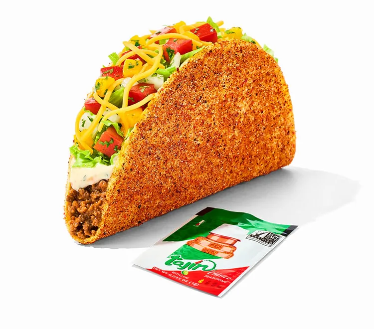 Tajín Taco, as photographed by Taco Bell