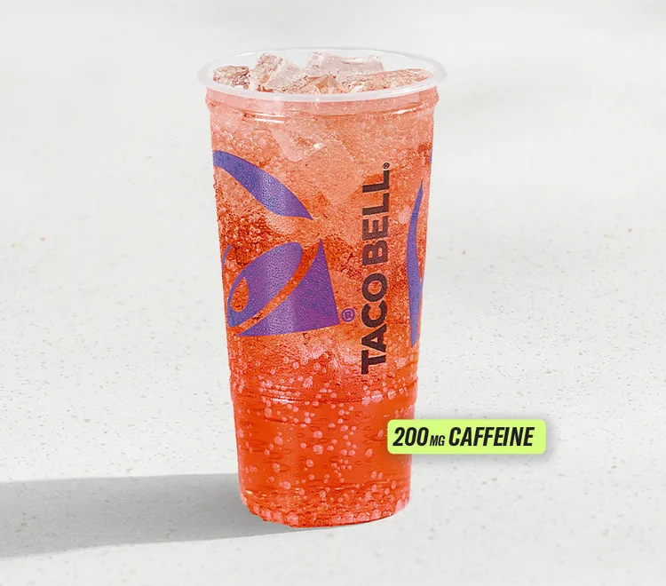 Tropical Punch Rockstar Energy Refresca, as photographed by Taco Bell