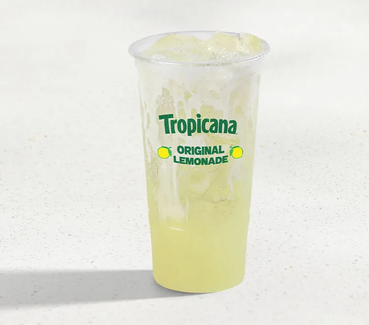 Tropicana Original Dirty Lemonade, as photographed by Taco Bell